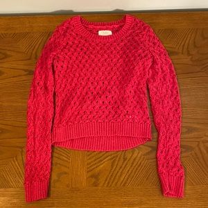 Pink sparkle sweater